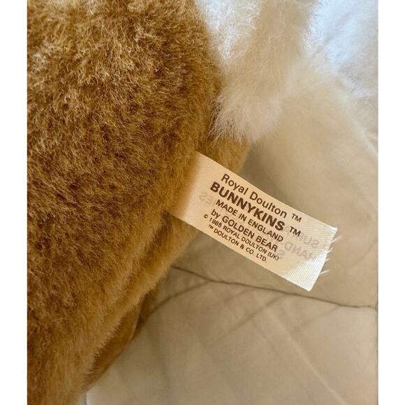 BUNNYKINS Vintage 1985 Soft Toy by Golden Bear Boy Bunny 15" England - Picture 3 of 4